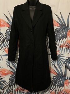 Jerry Shabo Wool/Cashmere Blend Trench Coat Sz S