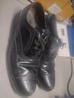 Florsheim Shoes Mens size 10D Lexington Wingtip Oxford20381 Black Leather LaceUp
