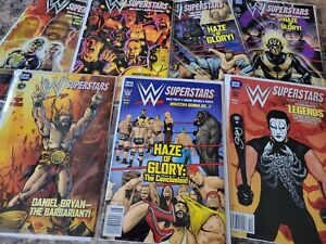 WWE Superstars #3-#8 And #12 Sting Cover Comic Book Lot of 7 Vol 1 Hogan WWF