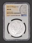 2021-D Morgan Silver $1 | NGC MS69 | 100th Anniversary Label