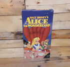Alice In Wonderland VHS VCR Video Tape Used Movie Walt Disney Slip Case RARE HTF