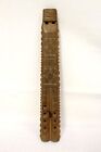 New ListingVintage / Antique Turkish Balkan Dvojnice Hand Carved Wooden Double Flute w/ MM