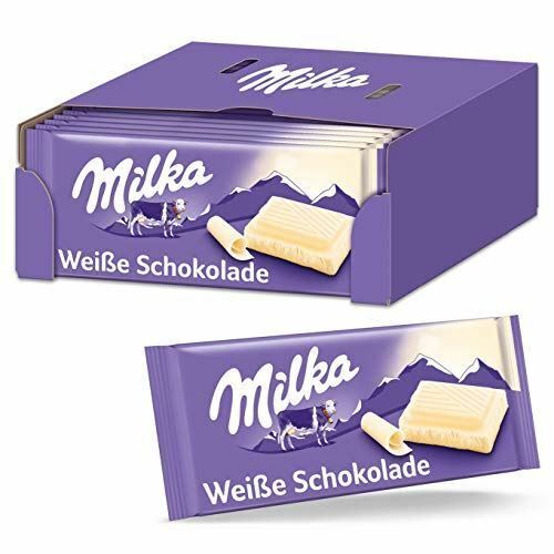 Milka White Chocolate Bar, 3.5 Ounce (Pack of 22)