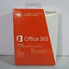 OFFICE 365 HOME 6GQ-00024 1 YEAR 5 PC'S/MACS + 5 TABLETS NEW SEALED (D2400)