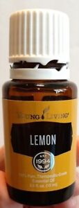 Young Living Essential Oil LEMON 15 ml, 80% Full, Glass Bottle