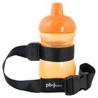 SippyPal Sippy Cup Strap Holder Leash Tether (1 Black Solid)