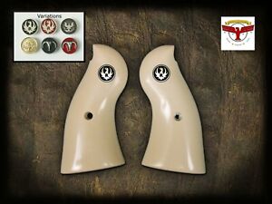 RUGER SECURITY-SIX and SERVICE-SIX 6 ~ PREMIUM Magna-Tusk™ IVORY GRIPS