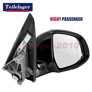 Black Right Passenger Mirror With Blind Spot For BMW X3 2018 2019 2020 2021-2023