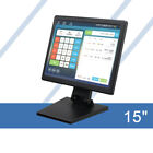 15 Inch Touch Screen LCD Display VGA/HDMl POS Monitor For Retail Restaurant