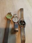 Lot Of 3 Men's Vintage Watches