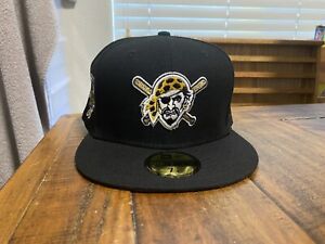 Pittsburgh Pirates 2006 ASG Black NEW ERA FITTED HAT 7 7/8 Yellow Paisley UV