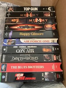 New Listinglot of 10 vhs tapes VHS Lot  Movie Lot Movies!