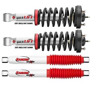 Rancho Front RS9000XL Struts & Rear RS5000X Gas Shocks for 09-13 Ford F-150 4WD