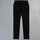 Baubax 2 / 30 Skinny Black Stretch Merino Wool Jeans