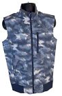 Simms Vest Mens Small Hex Camo Storm Rouge Fleece Lined Multiple Pocket Fishing