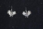 New ListingHopi Rooster Earrings Handcrafted in Sterling Silver