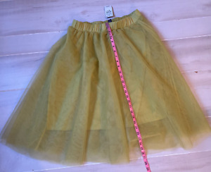 Ashley Stewart green tulle skirt size 14/16 nwt women's