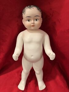 New ListingVintage Frozen Charlotte Un-Marked 12 Inch Porcelain Doll