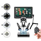 1200X Digital Microscope 7 inch LCD 1080P Video Camera with 32G Card for Repair