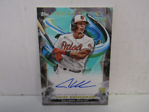 New Listing2023 Topps Inception Adley Rutschman On Card Auto Teal RC /75 Orioles