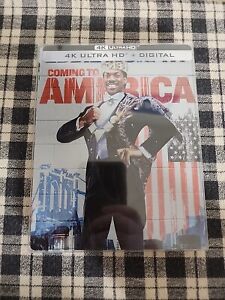 Coming to America (Steelbook) (4k Ultra HD, 1988) No Digital WITH Jcard & Poster