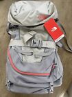 THE NORTH FACE Women's Terra 55 Gray/Coral Backpacking M/L Backpack $189