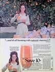 Vintage Print Ad 1970 Anita Bryant Florida Orange Growers Juice Orchard Coupon
