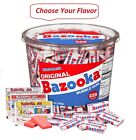 Bazooka Bubble Gum Individually Wrapped Pink Chewing Gum in Original Flavor