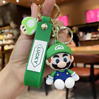 Super Mario Green Cartoon Kawaii Keychain Wallet Charm Keychain L5