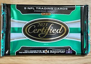 2023 PANINI CERTIFIED FOOTBALL - FACTORY SEALED - HOBBY PACK