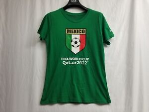 Mexico Green Qatar World Cup 2022 Short Sleeve Shirt Official Merchandise Medium