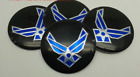 4pcs U.S. Air Force USAF Car Wheel Center Hub Cap Emblem Badge Decal Sticker