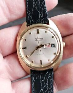 Vintage Gruen Men's manual Winding watch 10k Plaque 17 Jewels Swiss 1960s
