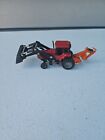 Vtg Toy Tractor Case International 7130 Metal With Custom attachments Rare #185