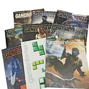 9 Back Issues of Game Informer Magazine Video PC Internet Strategies 2008, 2009