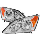 For 2007-2011 Honda CRV CR-V Chrome Halogen Headlight Assembly Left & Right Pair (For: 2008 Honda CR-V)
