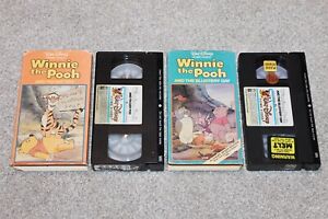 New ListingVintage Disney's Winnie The Pooh VHS Animated Movies LOT of 2