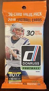 2018 DONRUSS FOOTBALL SEALED FAT PACK 30 CARDS POSSIBLE JOSH ALLEN ROOKIE