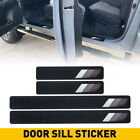 Car SUV Plate Door Sill Scuff Anti Cover Scratch Decal Sticker Protector 4X (For: 2021 Chevrolet Silverado 1500 Custom)
