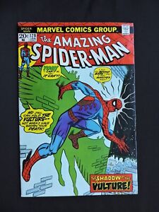 Amazing Spider-Man Comic Book No 128 (1974) VF  The Vulture Hangs High! LAST ONE