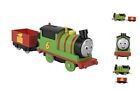 Motorized Toy Train Battery-Powered Engine with Tender for Preschool Percy