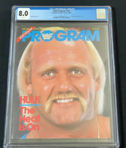 WWF Event Program Volume 140 1986 CGC 8.0 Hulk Hogan Cowboy Bob Orton
