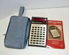 Vintage 70's Texas Instruments TI-30 Calculator Working 1970s Red LED w/ Case