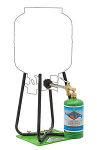 One 1 Lb Refillable Propane Cylinder with Home Refill Adapter Kit
