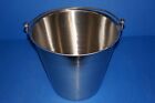 Vollrath 58130 Stainless Steel Tapered Dairy Pail 12-1 2-quart