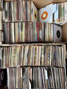 JUKEBOX Records Rock Pop Mixed Genres - Lot of 40 records 45 rpm 50s-80s Vinyl