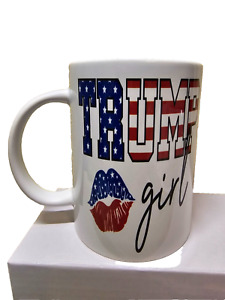 Donald Trump 2024 Trump Girl 15oz Coffee Mug Cup GOP MAGA Patriot Party Gift Cup