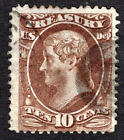 New ListingUS 1873 10¢ Official Dept. of Treasury #O77 Used CV $12
