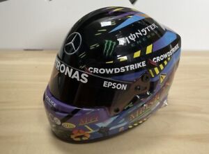 Lewis Hamilton 2021 1/2 helmet British GP Silverstone Mercedes AMG F1 *custom*