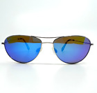 MAUI JIM Polarized Sunglasses MJ 245-17 Baby Beach Silver  Grey h9100